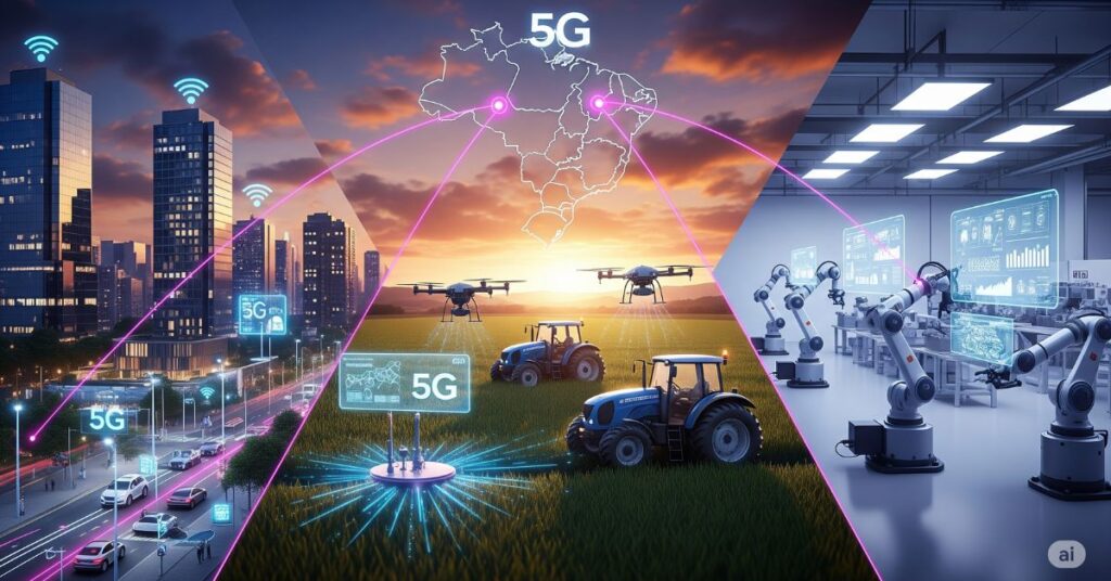 Os impactos do 5G no futuro da tecnologia no Brasil