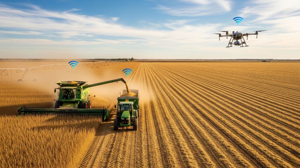 Monitoramento do agronegócio com IoT Satelital
