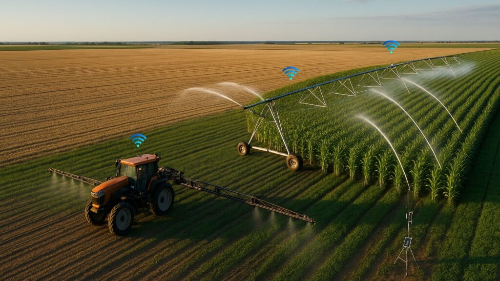 Monitoramento do agronegócio com IoT Satelital