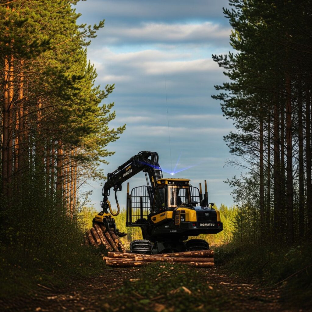 Case Komatsu IoT Satelital